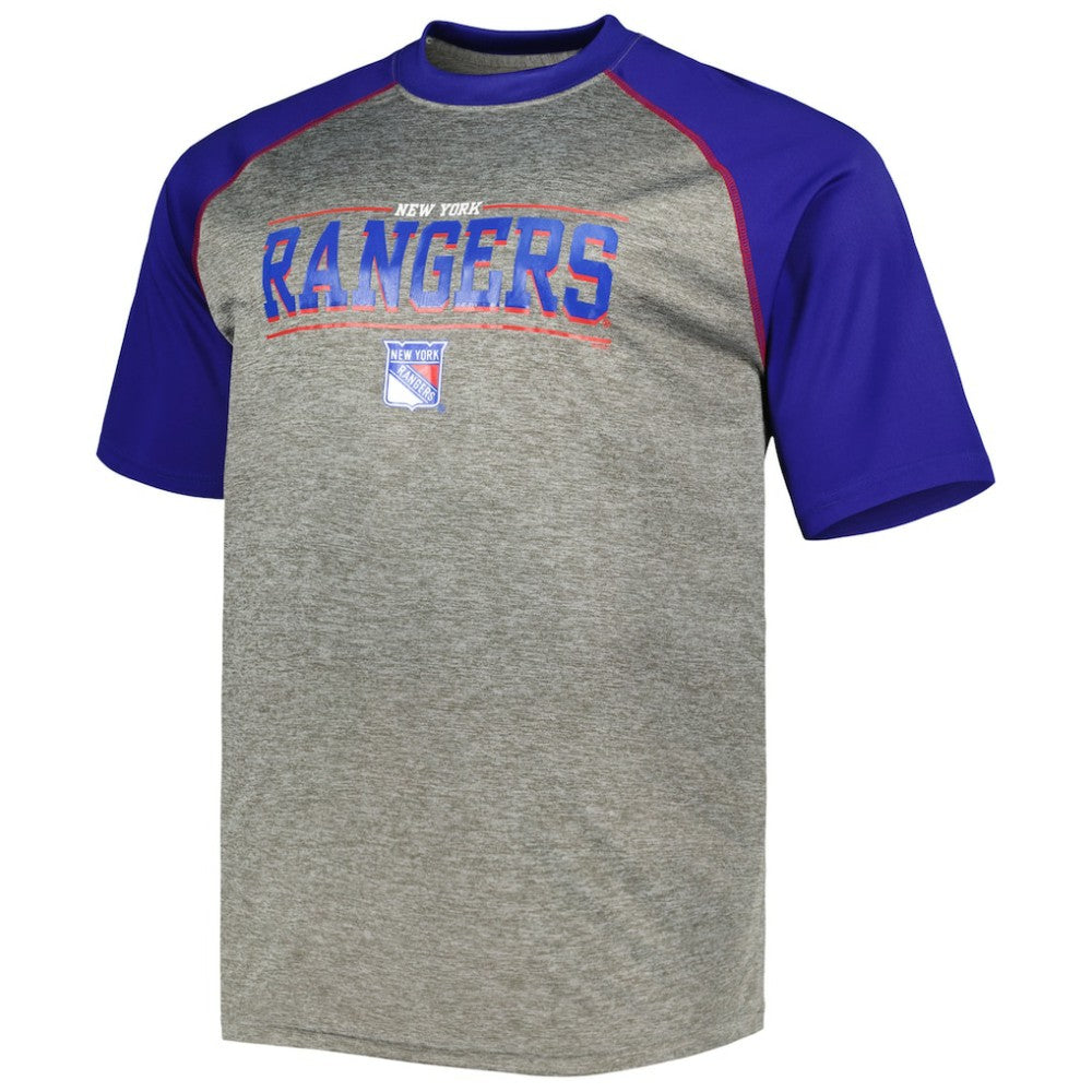 Mika Zibanejad New York Rangers Fanatics Big & Tall Contrast Raglan Name & Number T-Shirt For Sale