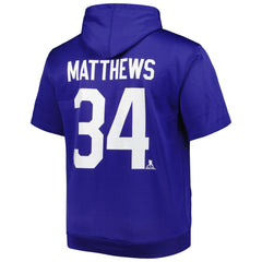 Auston Matthews Toronto Maple Leafs Fanatics Big & Tall Name & Number Pullover Hoodie Outlet