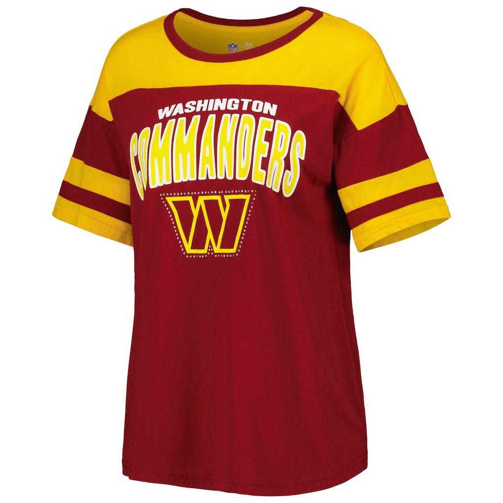 Washington Commanders  G-III 4Her by Carl Banks Women's Play the Ball T-Shirt