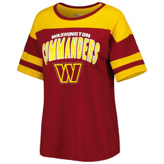 Washington Commanders  G-III 4Her by Carl Banks Women's Play the Ball T-Shirt