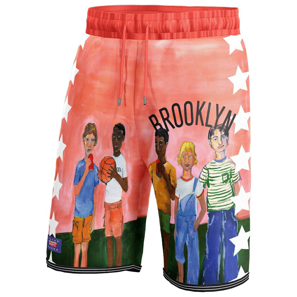 Brooklyn Nets NBA & KidSuper Studios Unisex Hometown Shorts Discount