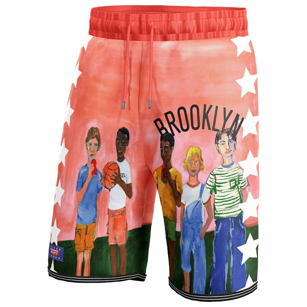 Brooklyn Nets NBA & KidSuper Studios Unisex Hometown Shorts Discount