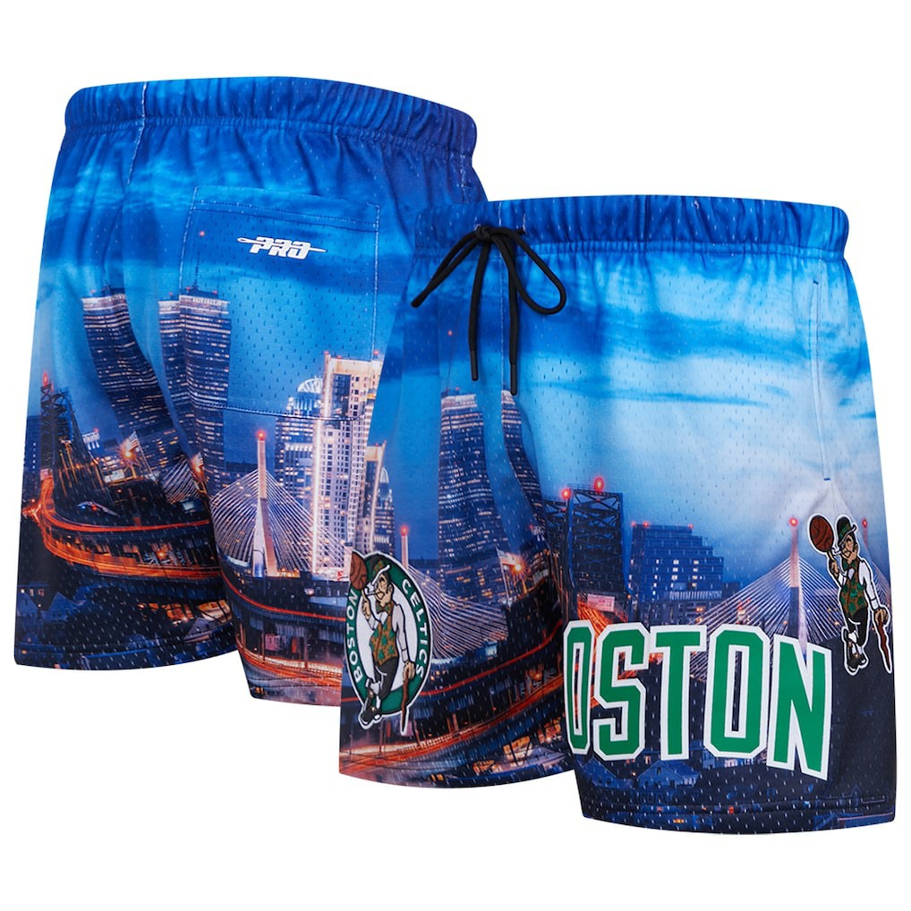 Boston Celtics Pro Standard Cityscape Shorts online Discount