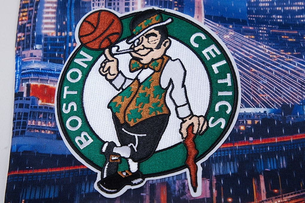 Boston Celtics Pro Standard Cityscape Shorts online Discount
