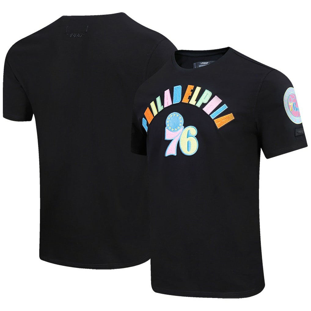 Philadelphia 76ers Pro Standard Washed Neon T-Shirt Outlet