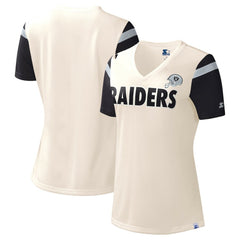 Las Vegas Raiders  Starter Women's Kick Start V-Neck T-Shirt