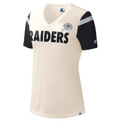 Las Vegas Raiders  Starter Women's Kick Start V-Neck T-Shirt