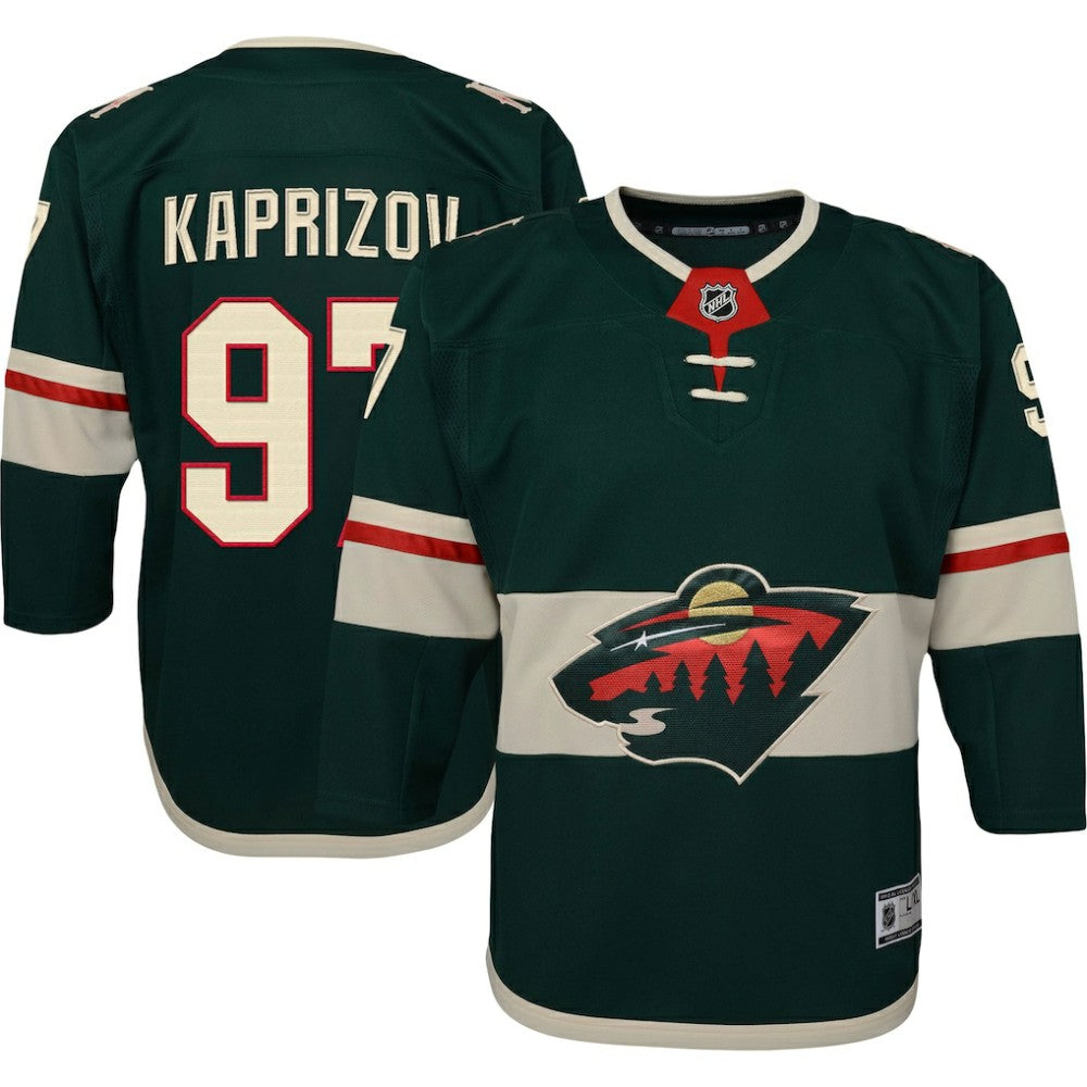 Kirill Kaprizov Minnesota Wild Youth Home Premier Player Jersey Sale