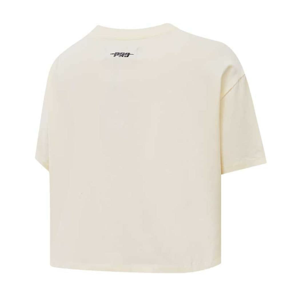 Brooklyn Nets Pro Standard Women's Retro Classic Cropped Boxy T-Shirt On Sale