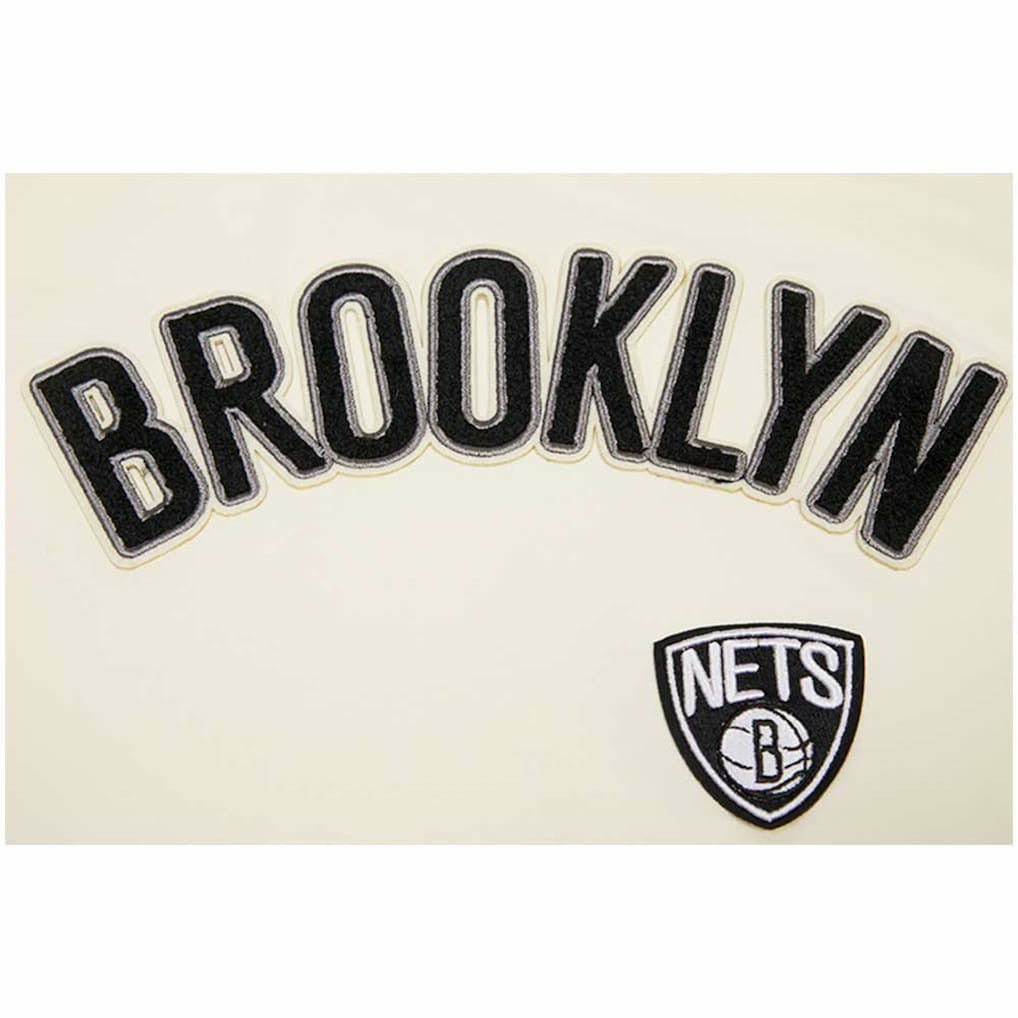 Brooklyn Nets Pro Standard Women's Retro Classic Cropped Boxy T-Shirt On Sale