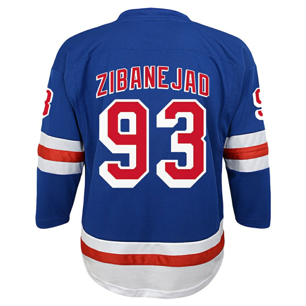 Mika Zibanejad New York Rangers Youth Home Replica Player Jersey Sale