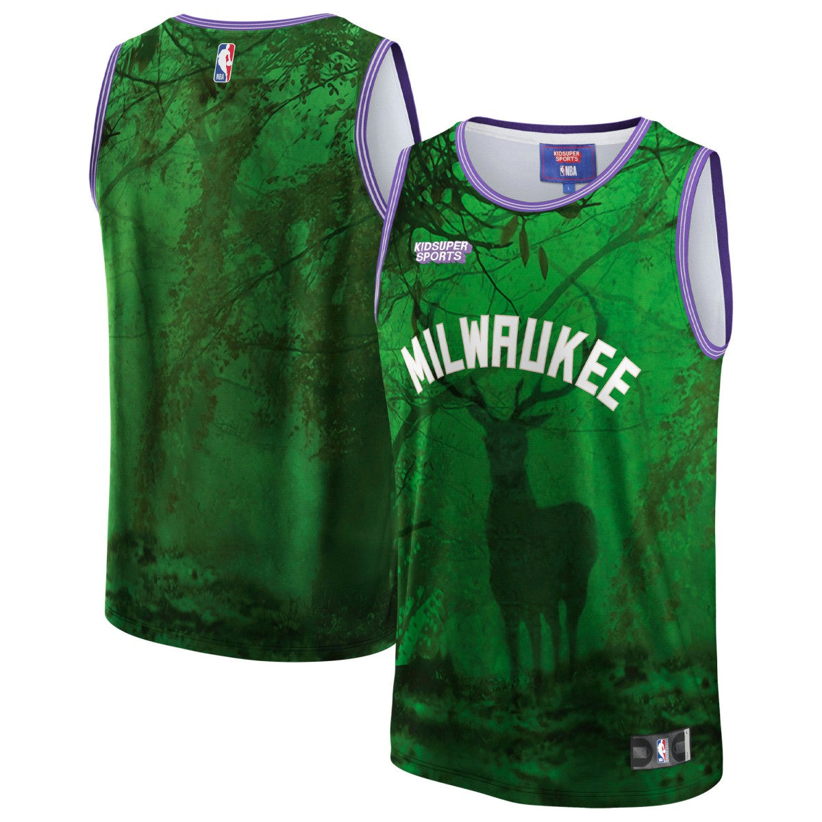Milwaukee Bucks NBA & KidSuper Studios Unisex Hometown Jersey Online