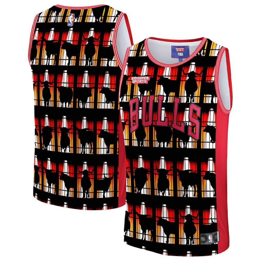 Chicago Bulls NBA & KidSuper Studios Unisex Hometown Jersey sale On Sale