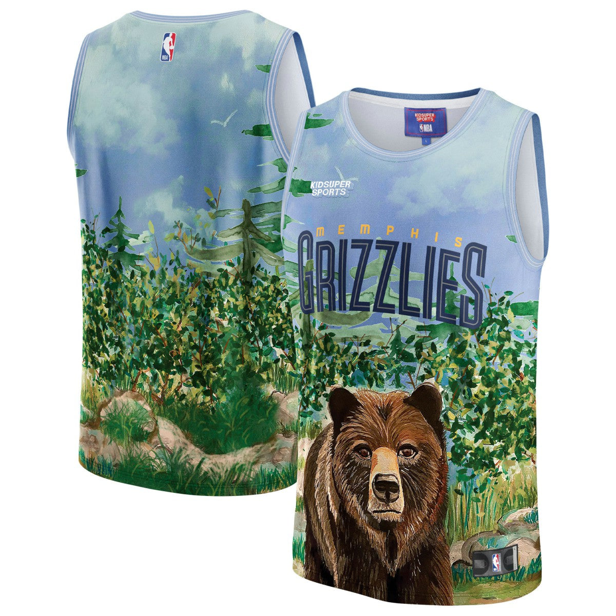 Memphis Grizzlies NBA & KidSuper Studios Unisex Hometown Jersey Outlet