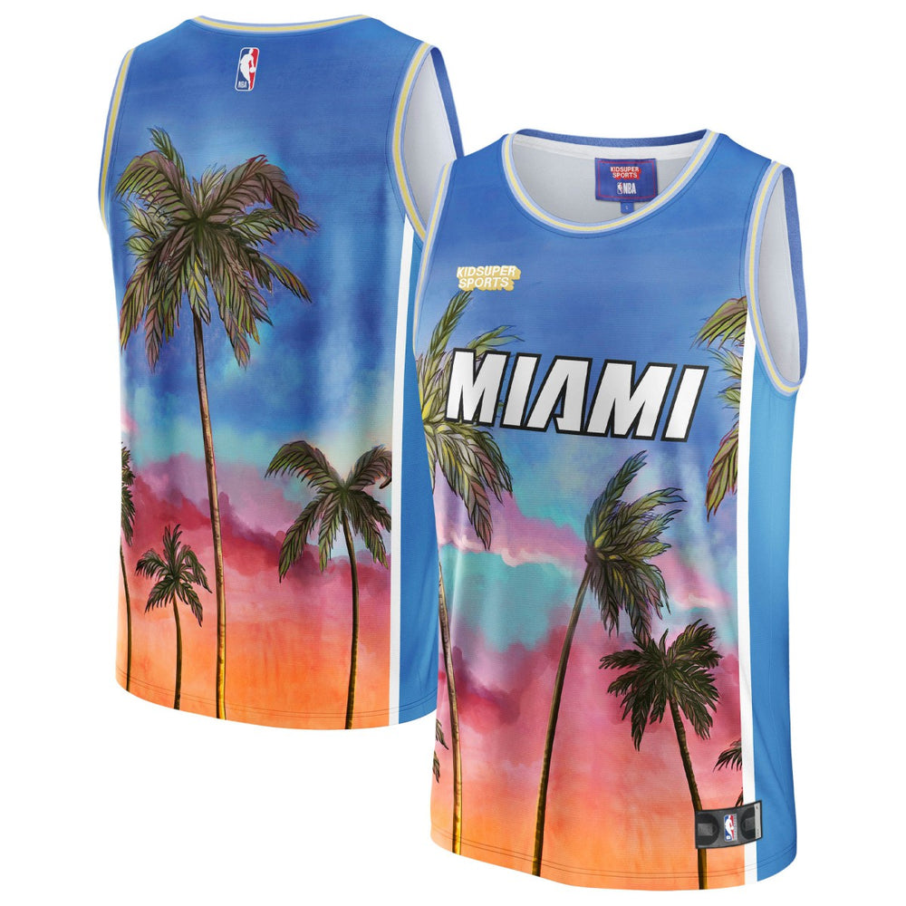 Miami Heat NBA & KidSuper Studios Unisex Hometown Jersey For Sale