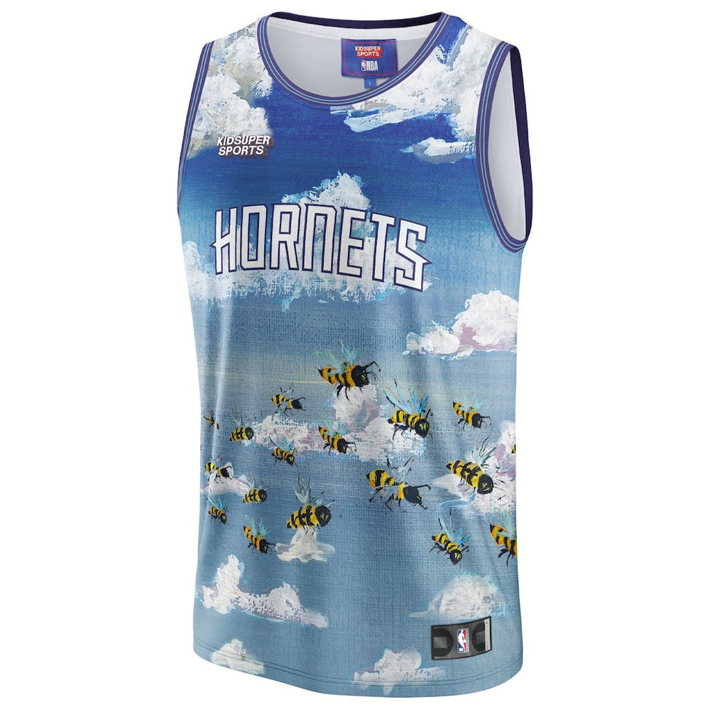 Charlotte Hornets NBA & KidSuper Studios Unisex Hometown Jersey On Sale