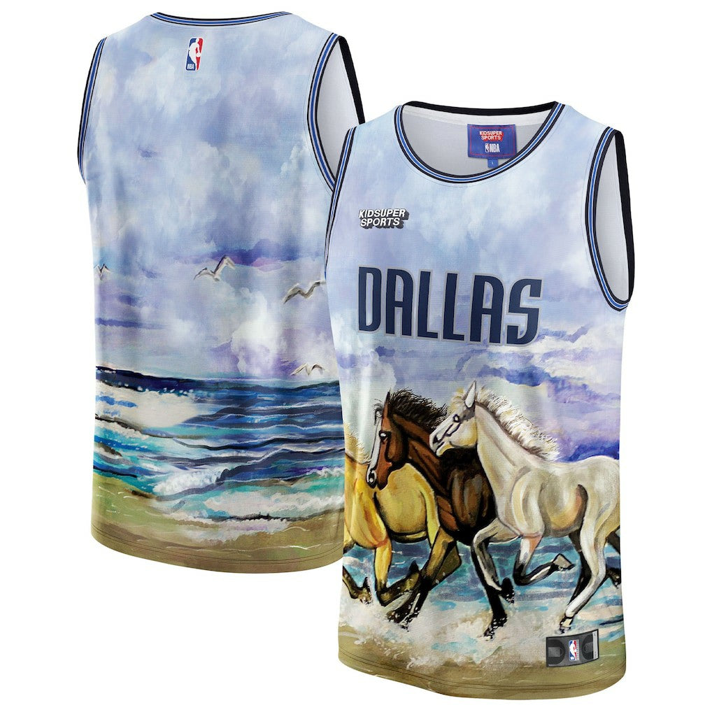 Dallas Mavericks NBA & KidSuper Studios Unisex Hometown Jersey sale New