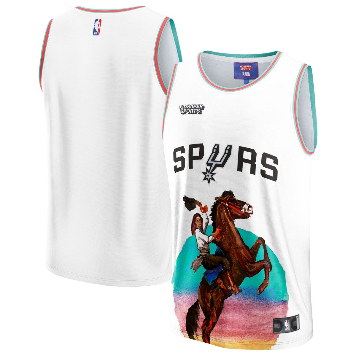 San Antonio Spurs NBA & KidSuper Studios Unisex Hometown Jersey Discount