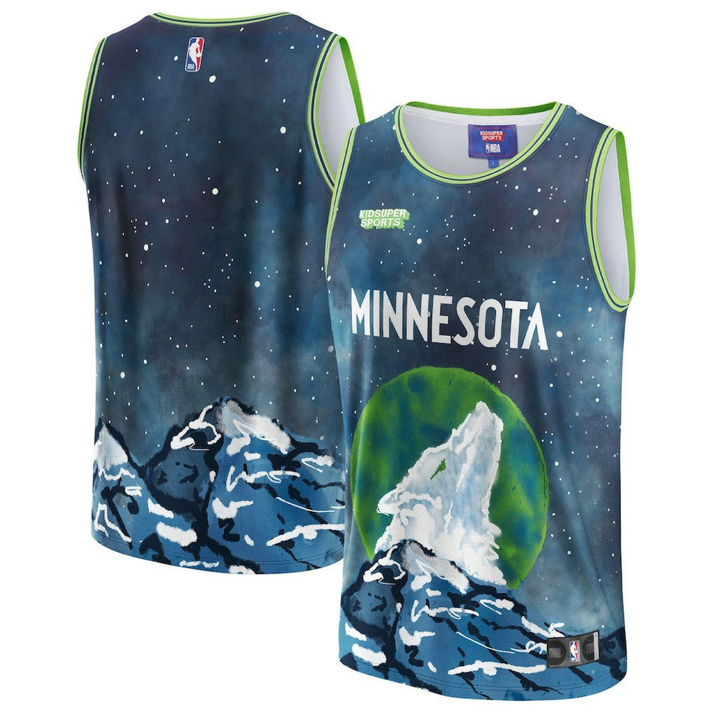 Minnesota Timberwolves NBA & KidSuper Studios Unisex Hometown Jersey Discount