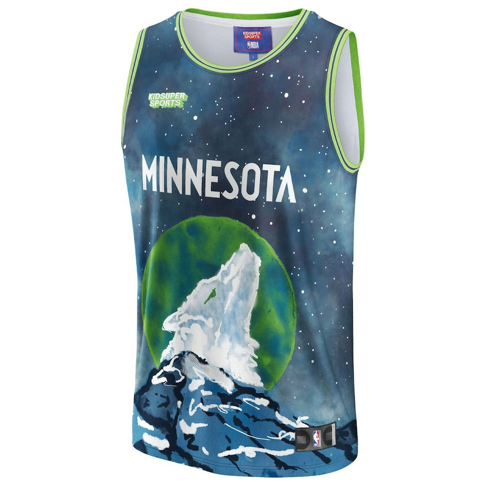 Minnesota Timberwolves NBA & KidSuper Studios Unisex Hometown Jersey Discount