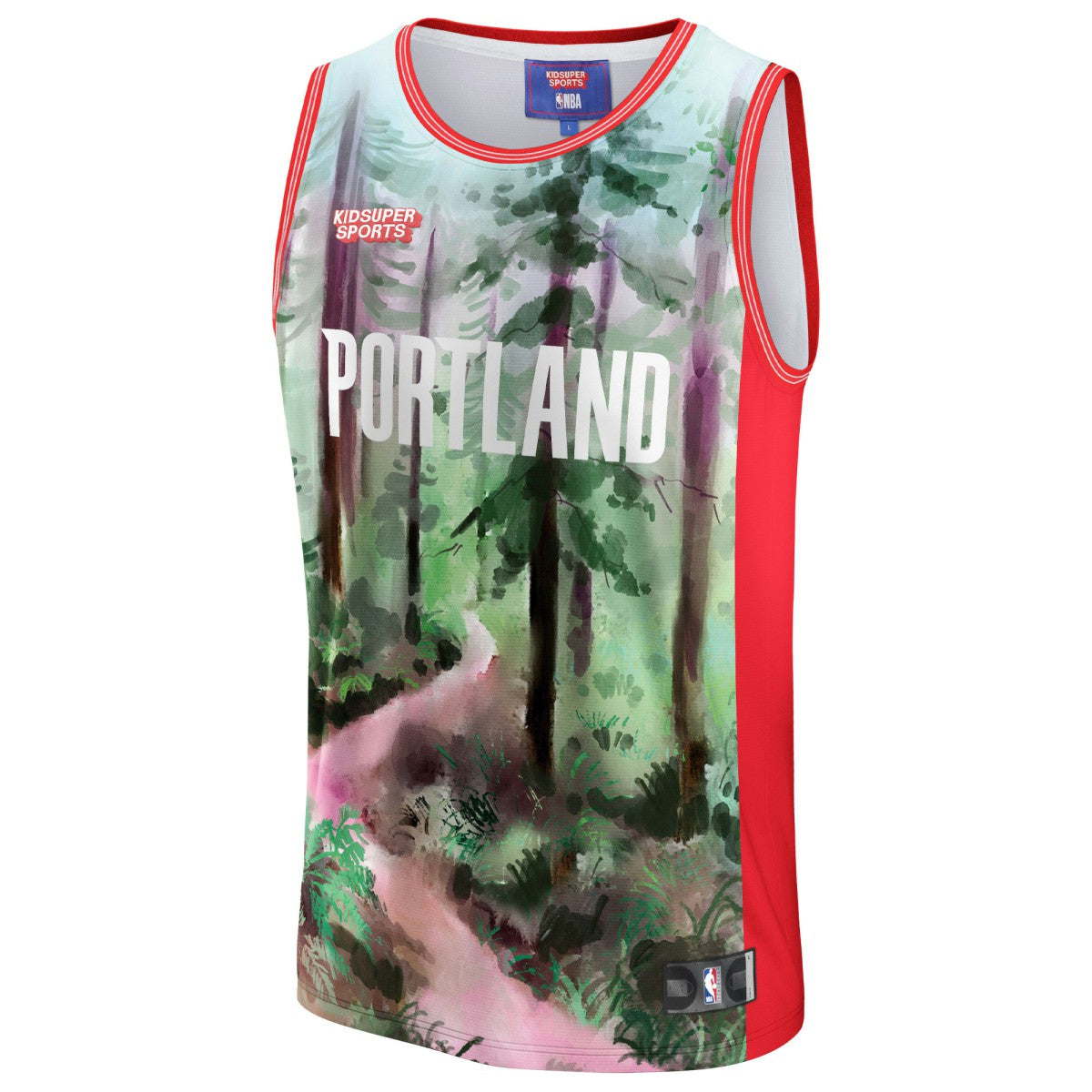 Portland Trail Blazers NBA & KidSuper Studios Unisex Hometown Jersey Online