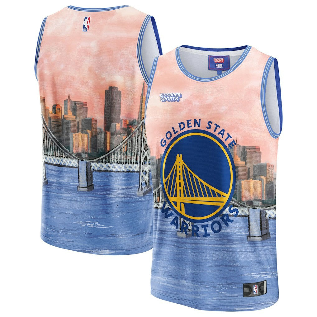 Golden State Warriors NBA & KidSuper Studios Unisex Hometown Jersey sale Outlet