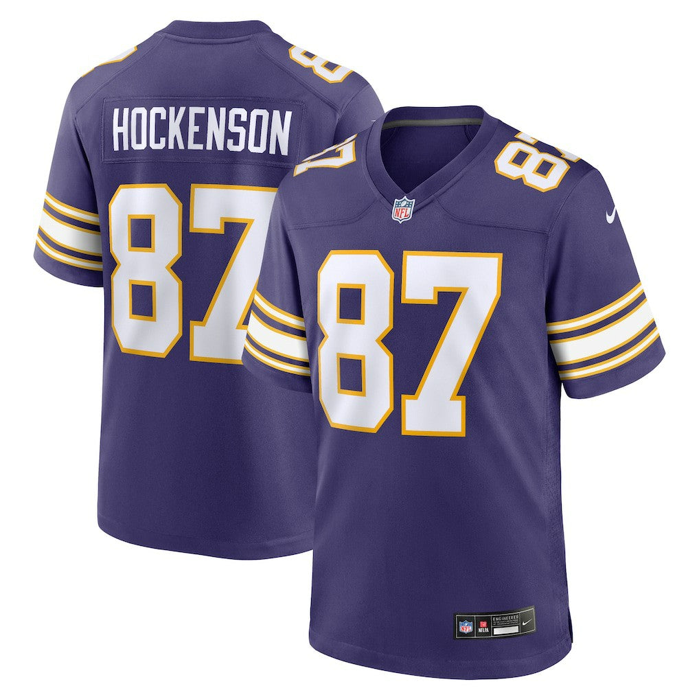 Minnesota Vikings Nike T.J. Hockenson  Classic Player Game Jersey