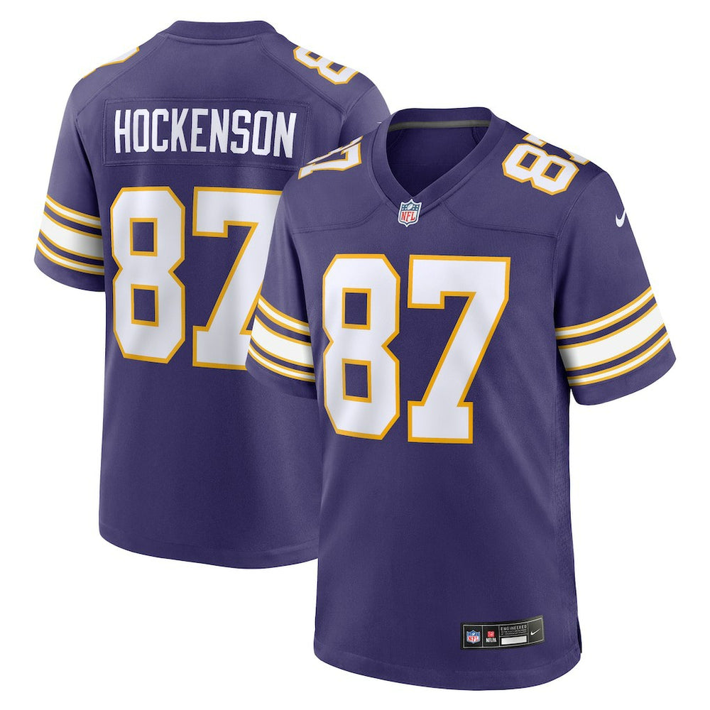 Minnesota Vikings Nike T.J. Hockenson  Classic Player Game Jersey
