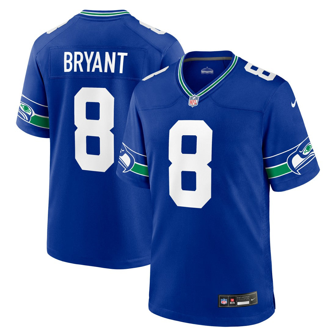 Seattle Seahawks Nike Coby Bryant  Throwback Player Game Jersey