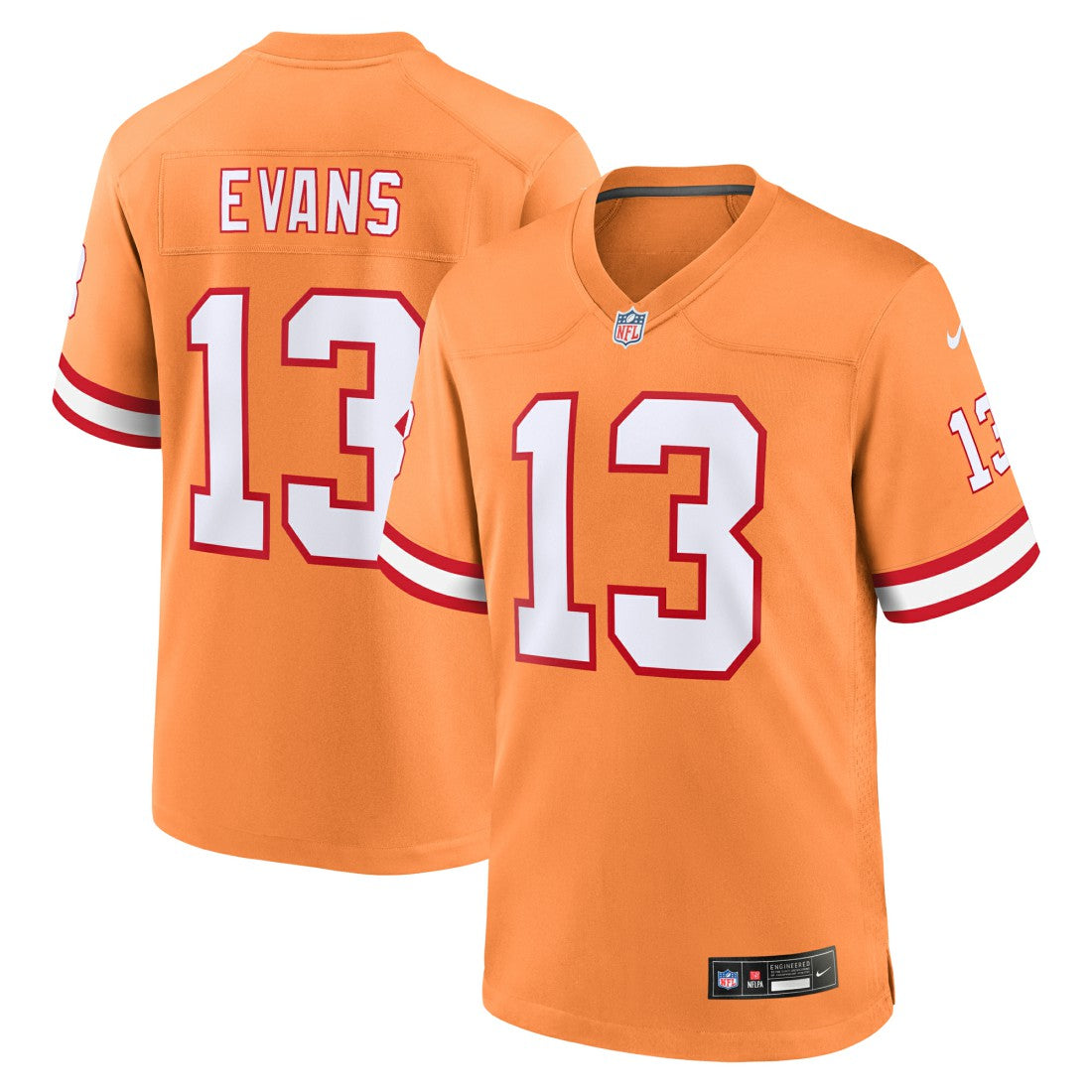 Tampa Bay Buccaneers Nike Mike Evans  Throwback Game Jersey