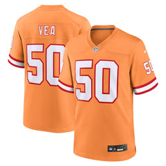 Tampa Bay Buccaneers Nike Vita Vea  Throwback Game Jersey