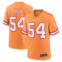 Tampa Bay Buccaneers Nike Lavonte David  Throwback Game Jersey
