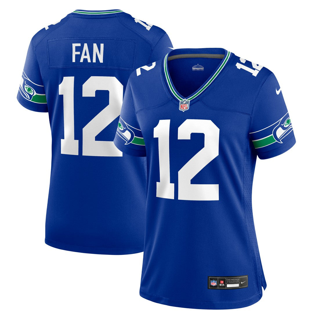 Seattle Seahawks Nike 12s  Women's Player Jersey