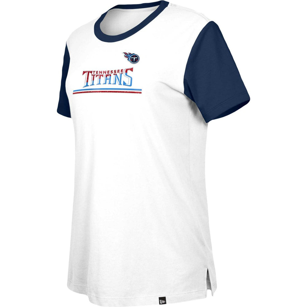 Tennessee Titans New Era Women's Third Down Colorblock T-Shirt