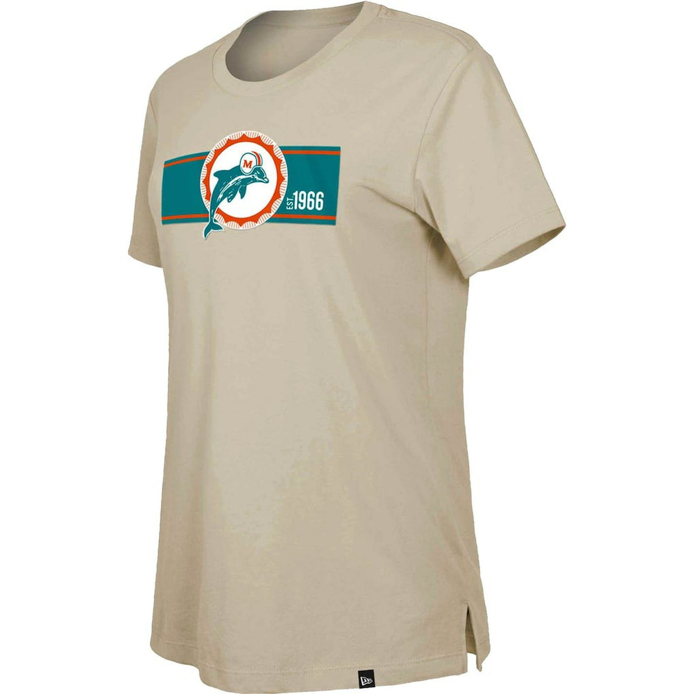Miami Dolphins New Era Women's Third Down Historic T-Shirt