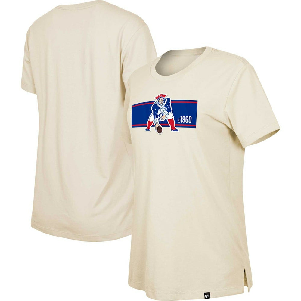 New England Patriots New Era Women's Third Down Historic T-Shirt