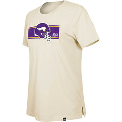 Minnesota Vikings New Era Women's Third Down Historic T-Shirt
