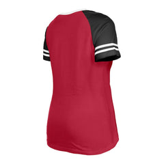 Arizona Cardinals New Era Women's Raglan Lace-Up T-Shirt