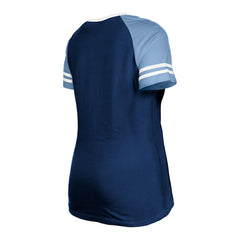 Tennessee Titans New Era Women's Raglan Lace-Up T-Shirt