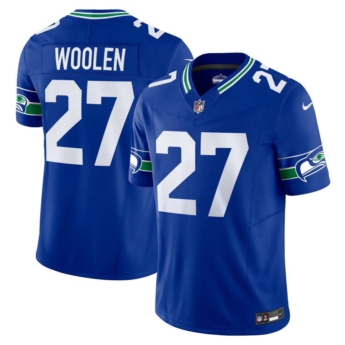Seattle Seahawks Nike Tariq Woolen  Alternate Vapor F.U.S.E. Limited Jersey