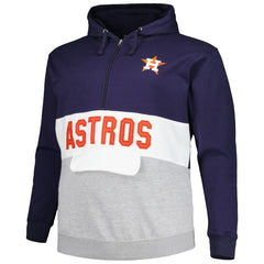 Houston Astros Big & Tall Fleece Half-Zip Hoodie | MLB On Sale