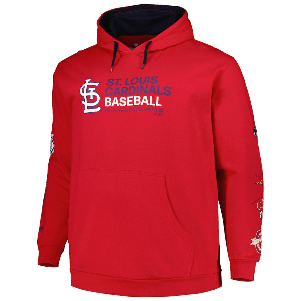 St. Louis Cardinals Big & Tall Fleece Pullover Hoodie | MLB New