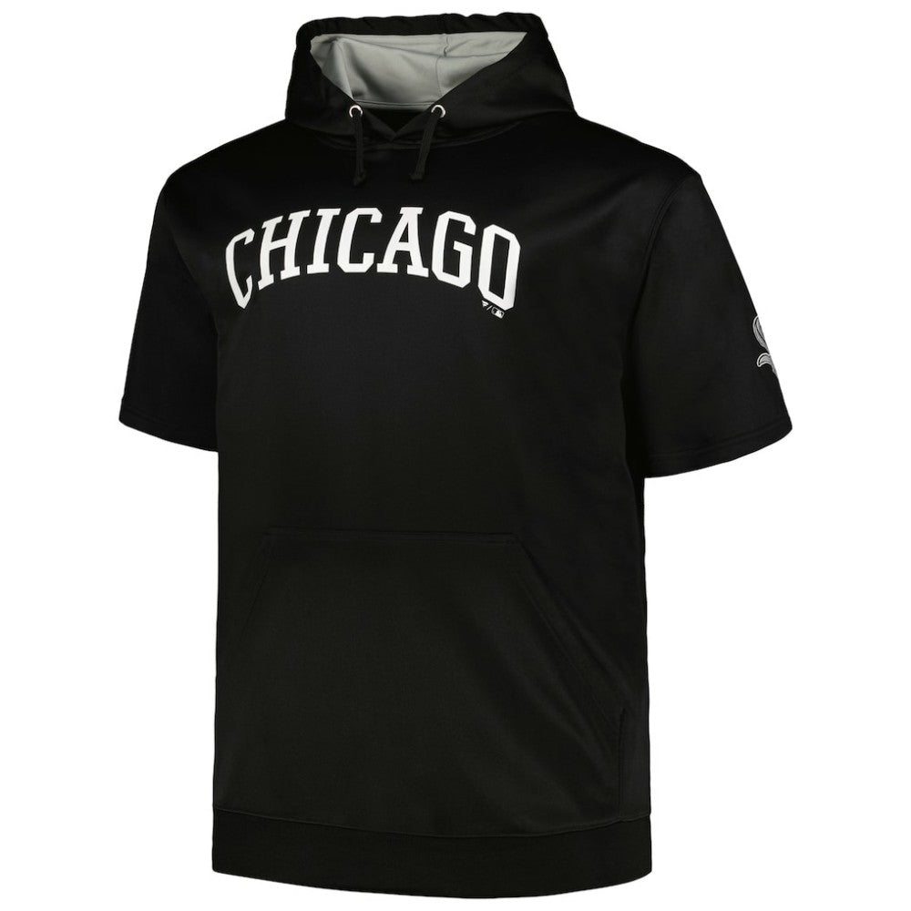 Chicago White Sox Profile Big & Tall Contrast Short Sleeve Pullover Hoodie | MLB Outlet