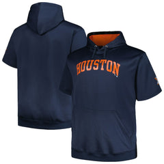 Houston Astros Profile Big & Tall Contrast Short Sleeve Pullover Hoodie | MLB For sale
