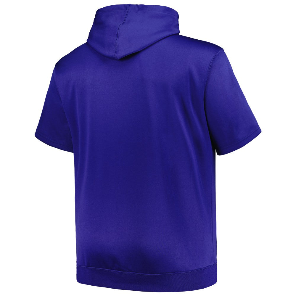 New York Mets Profile Big & Tall Contrast Short Sleeve Pullover Hoodie | MLB Discount