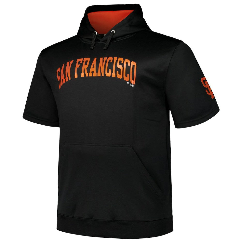 San Francisco Giants Profile Big & Tall Contrast Short Sleeve Pullover Hoodie | MLB Shop