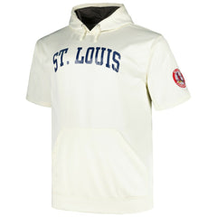 St. Louis Cardinals Profile Big & Tall Contrast Short Sleeve Pullover Hoodie | MLB New