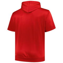 St. Louis Cardinals Profile Big & Tall Contrast Short Sleeve Pullover Hoodie | MLB US