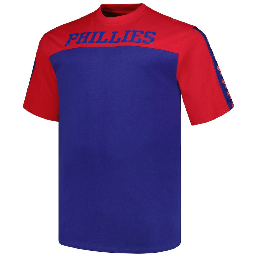 Philadelphia Phillies Profile Big & Tall Yoke Knit T-Shirt | MLB New