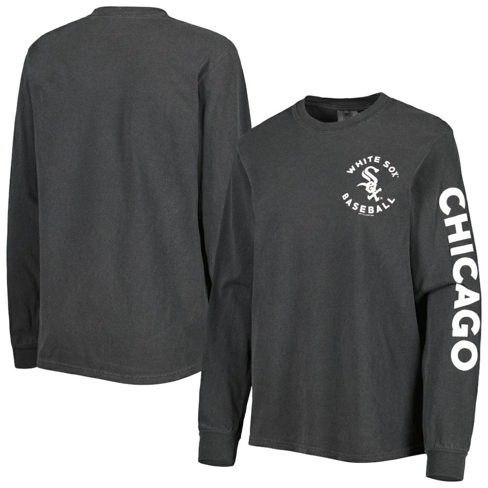 Chicago White Sox Soft as a Grape Women's Team Pigment Dye Long Sleeve T-Shirt | MLB US